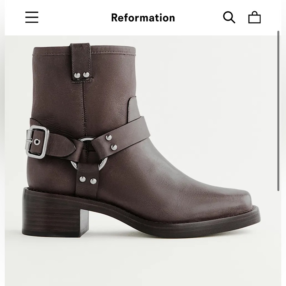 Foster Moto Boot in Distressed Brown